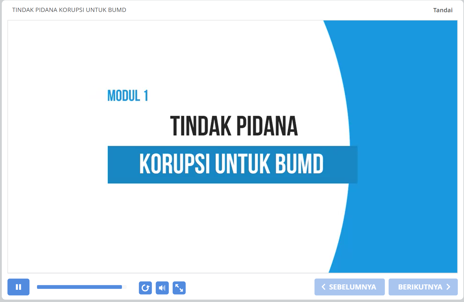 Elearning SPI BUMD KPK (2020)